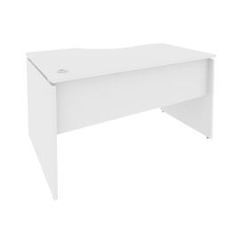 Офисная мебель Style Стол криволинейный правый Л.СА-2 (R) Белый 1380х900х750