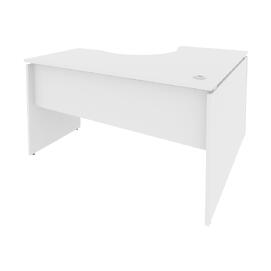 Офисная мебель Style Стол криволинейный левый Л.СА-3 (L) Белый 1380х1200х750