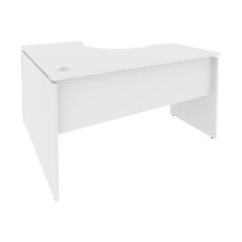 Офисная мебель Style Стол криволинейный правый Л.СА-3 (R) Белый 1380х1200х750