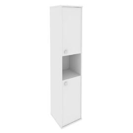 Офисная мебель Style Шкаф высокий узкий правый Л.СУ-1.5 (R) Белый 412х410х1980