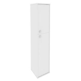 Офисная мебель Style Шкаф высокий узкий правый Л.СУ-1.8 (R) Белый 412х410х1980