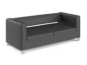 Кресло мягкое Chairman ГРИН Экокожа Euroline 9100 (Черная) 900х800х730