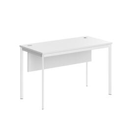 Офисная мебель Имаго-С Стол прямой с фронтальной панелью СП-2.1SD Белый/Белый 1200х600х755