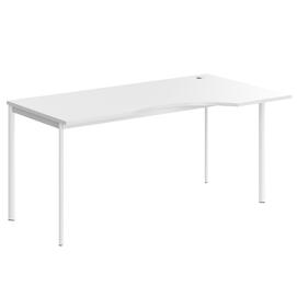 Офисная мебель Имаго-С Стол эргономичный правый СА-1S(R)  Белый/Белый 1600х900х755