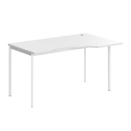 Офисная мебель Имаго-С Стол эргономичный правый СА-2S(R)  Белый/Белый 1400х900х755