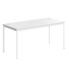 Офисная мебель Имаго-С Стол прямой СП-4S Белый/Белый 1600х720х755