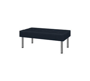 Модуль двухместный БИЗНЕС Bu2 Экокожа Ecotex 3001 (черная) 1220х620х770