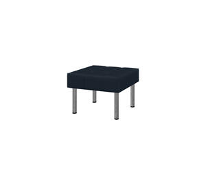 Модуль двухместный левый БИЗНЕС Bu2-1L Экокожа Ecotex 3001 (черная) 1220х620х770