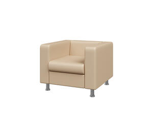 Диван трехместный АЛЕКТО ALE3 Экокожа Ecotex 3028 (бежевая) 1760х830х700