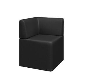Модуль угловой КИТ Kit-C Экокожа Ecotex 3001 (черная) 570х570х750