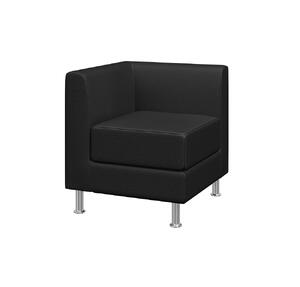 Модуль двухместный ДОМИНО Dm2 Экокожа Ecotex 3001 (черная) 1000х620х710