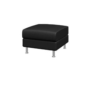 Модуль двухместный ДОМИНО Dm2 Экокожа Ecotex 3001 (черная) 1000х620х710