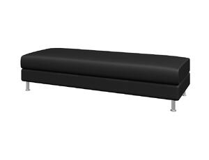 Модуль двухместный ДОМИНО Dm2 Экокожа Ecotex 3001 (черная) 1000х620х710