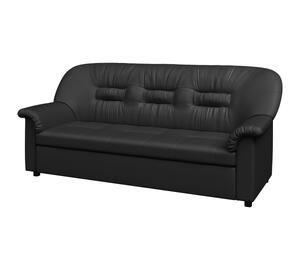 Кресло мягкое раскладное ПРЕМЬЕР P1-r Экокожа Ecotex 3001 (черная) 1200х900х900