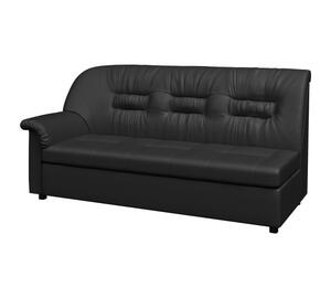 Кресло мягкое раскладное ПРЕМЬЕР P1-r Экокожа Ecotex 3001 (черная) 1200х900х900