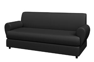 Диван двухместный МАТРИКС M2-2 Экокожа Ecotex 3001 (черная) 1420х800х855