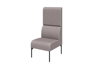 Модуль двухместный высокий левый БРИДЖ Brd2HL Рогожка Sweet grey серый 1225х710х1350