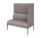 Модуль двухместный высокий левый БРИДЖ Brd2HL Рогожка Sweet grey серый 1225х710х1350
