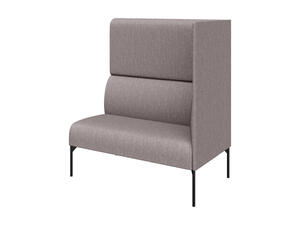 Модуль двухместный высокий левый БРИДЖ Brd2HL Рогожка Sweet grey серый 1225х710х1350