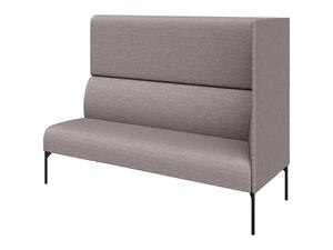 Модуль двухместный высокий левый БРИДЖ Brd2HL Рогожка Sweet grey серый 1225х710х1350