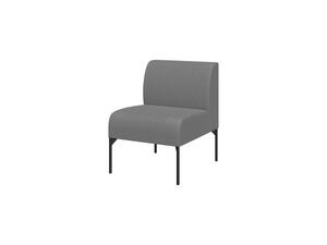 Модуль двухместный высокий левый БРИДЖ Brd2HL Рогожка Sweet grey серый 1225х710х1350