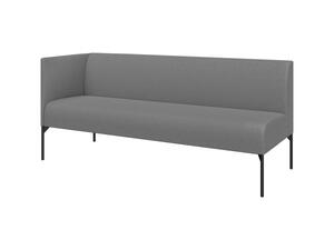 Модуль двухместный высокий левый БРИДЖ Brd2HL Рогожка Sweet grey серый 1225х710х1350