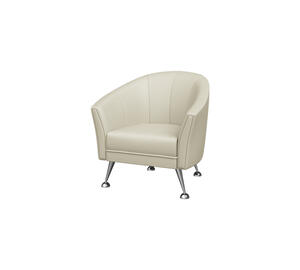 Диван двухместный ЗАРА Z2 Экокожа Ecotex 3025 (кремовая) 1370х750х860