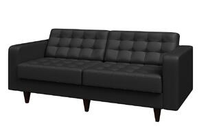 Модуль двухместный КОСМО Kos2 Экокожа Ecotex 3001 (черная) 1300х870х820