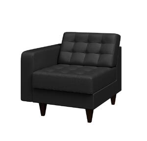 Модуль двухместный КОСМО Kos2 Экокожа Ecotex 3001 (черная) 1300х870х820