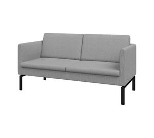 Кресло мягкое ОЛЛИ Ol1 Ткань Рогожка Romeo 13 (светло-серая) 850х750х910