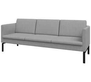 Кресло мягкое ОЛЛИ Ol1 Ткань Рогожка Romeo 13 (светло-серая) 850х750х910