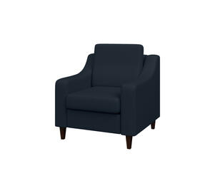 Кресло мягкое РИЧМОНД R1 Экокожа Ecotex 3001 (черная) 910х880х1000