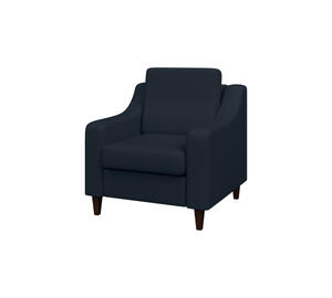 Диван двухместный РИЧМОНД R2 Экокожа Ecotex 3001 (черная) 1510х800х1000