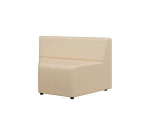 Модуль одноместный ОРИГАМИ Or-2L Экокожа Ecotex 3025 (бежевая) 1370х705х845