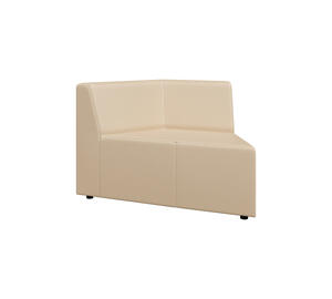 Модуль одноместный ОРИГАМИ Or-2L Экокожа Ecotex 3025 (бежевая) 1370х705х845