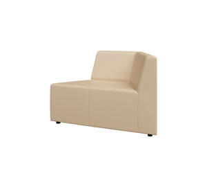 Модуль одноместный ОРИГАМИ Or-2L Экокожа Ecotex 3025 (бежевая) 1370х705х845