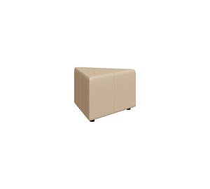 Модуль одноместный ОРИГАМИ Or-2L Экокожа Ecotex 3025 (бежевая) 1370х705х845