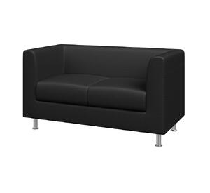 Модуль двухместный ДОМИНО Dm2 Экокожа Ecotex 3001 (черная) 1000х620х710