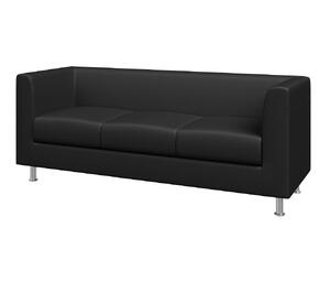 Модуль двухместный ДОМИНО Dm2 Экокожа Ecotex 3001 (черная) 1000х620х710
