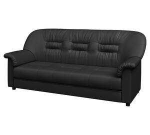 Кресло мягкое раскладное ПРЕМЬЕР P1-r Экокожа Ecotex 3001 (черная) 1200х900х900