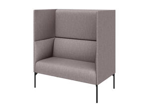 Модуль двухместный правый БРИДЖ Brd2R Рогожка Sweet grey серый 1225х710х810