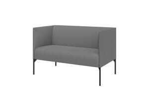 Модуль двухместный высокий левый БРИДЖ Brd2HL Рогожка Sweet grey серый 1225х710х1350