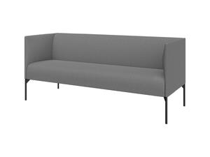Модуль двухместный высокий левый БРИДЖ Brd2HL Рогожка Sweet grey серый 1225х710х1350