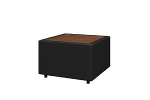 Диван двухместный МАТРИКС M2-2 Экокожа Ecotex 3001 (черная) 1420х800х855