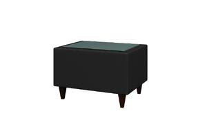 Модуль двухместный КОСМО Kos2 Экокожа Ecotex 3001 (черная) 1300х870х820