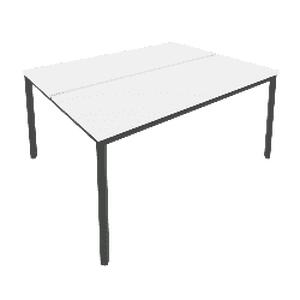 Офисная мебель Slim system Рабочая станция на металлокаркасе С.СП-6.2 Венге Цаво/Белый 1580x1235x750