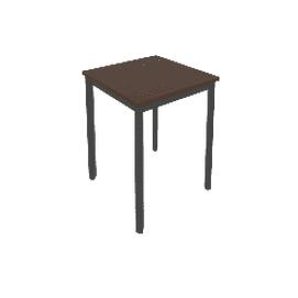 Офисная мебель Slim system Стол письменный на металлокаркасе С.СП-1.1 Венге Цаво/Антрацит 600x600x750