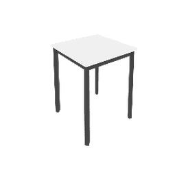 Офисная мебель Slim system Стол письменный на металлокаркасе С.СП-1.1 Белый/Антрацит 600x600x750