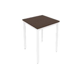 Офисная мебель Slim system Стол письменный на металлокаркасе С.СП-1.1 Венге Цаво/Белый 600x600x750