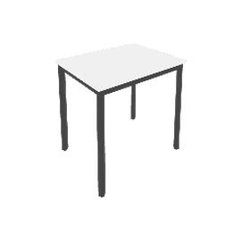 Офисная мебель Slim system Стол письменный на металлокаркасе С.СП-2.1 Белый/Антрацит 780x600x750